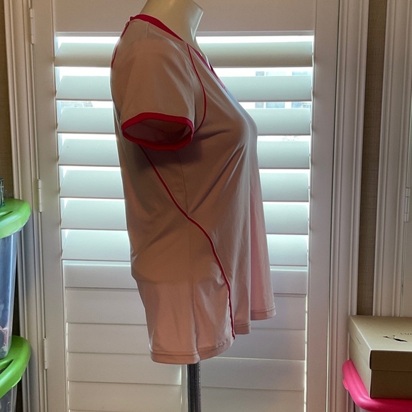 Fila Women's Light Pink V-Neck Jersey - Picture 4 of 7